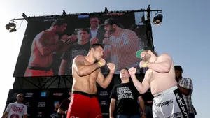 Roy Nelson And Antonio Rodrigo Nogueira Face Off Wallpaper