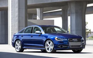 Royal Blue Audi Wallpaper