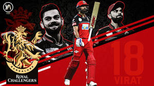 Royal Challengers Bangalore Player 18 Wallpaper