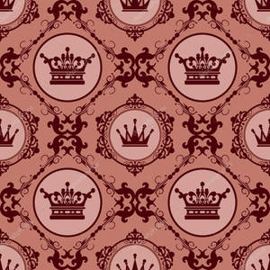 Royal Wall Decor Crown Wallpaper