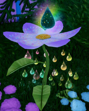 Royale High Dewdrop Shower Flower Wallpaper