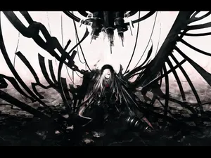 Rozen Maiden Black And White Anime Wallpaper