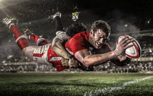 Rugby Tap Tackle Wallpaper