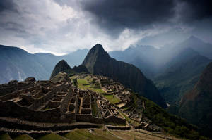 Ruins Machu Picchu South America Wallpaper