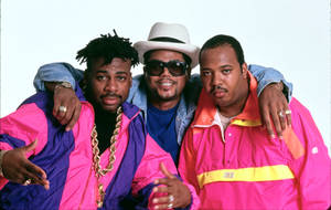 Run D.m.c. Three Lead Vocalists Wallpaper