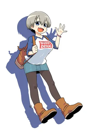 Running On A Summer's Day With Uzaki Chan Wallpaper