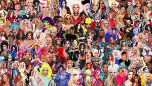 Rupaul's Drag Race Queens Collage Wallpaper