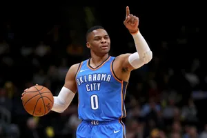 Russell westbrook cheap sunset jersey