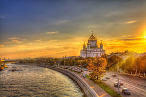Russia Cathedral Of Christ Wallpaper