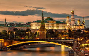 Russia The Kremlin Fortress Wallpaper