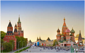 Russia Vast Red Square Wallpaper