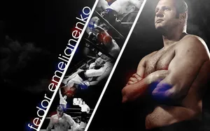 Russian Mixed Martial Artist Fedor Emelianenko Graphic Art Wallpaper