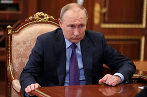 Russian President Vladimir Putin In A Meeting With Daniil Egorov Wallpaper