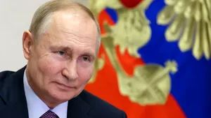 Russian President Vladimir Putin Smirking Wallpaper