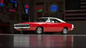 Rustic And Powerful Old School Muscle Cars Wallpaper