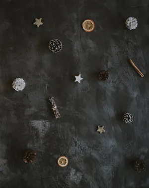 Rustic Christmas Decors Wallpaper