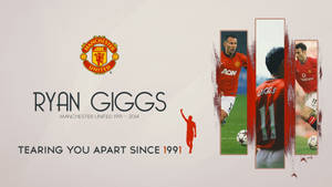 Ryan Giggs United Tribute Collage Wallpaper