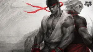 Ryu & Ken Street Fighter 4k Wallpaper