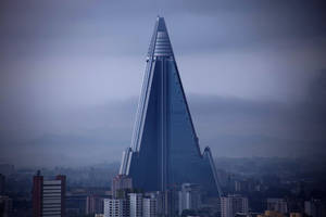 Ryugyong Hotel Top Pyongyang Wallpaper