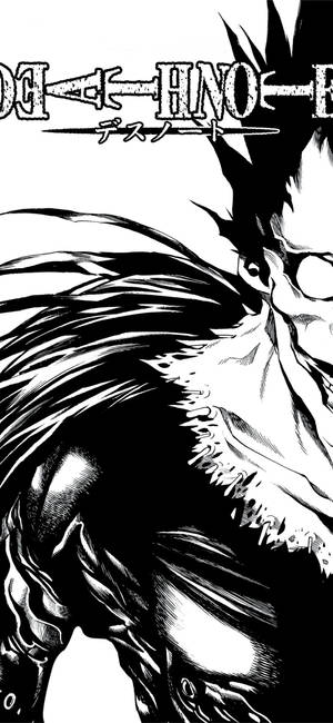 Ryuk From Book 1 Of Death Note Iphone Wallpaper