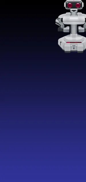 S10+ Blue Gradient Droid Wallpaper