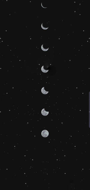 S10+ Moon Cycle Wallpaper