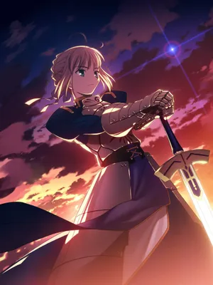 Saber Fate Stay Night Under The Stars Wallpaper