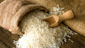 Sack Of Organic Rice Wallpaper