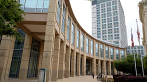 Sacramento City Hall Annex Flagpoles Wallpaper