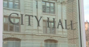 Sacramento City Hall Serif Text Wallpaper