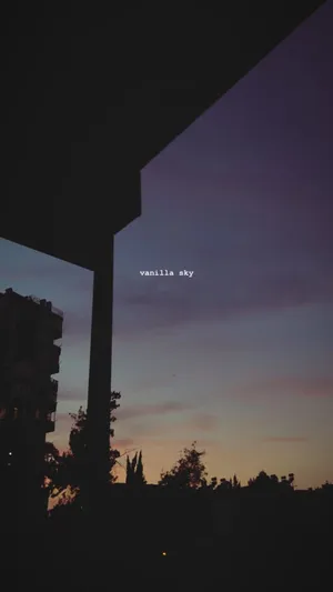 Sad Aesthetic Quote Vanilla Sky Wallpaper