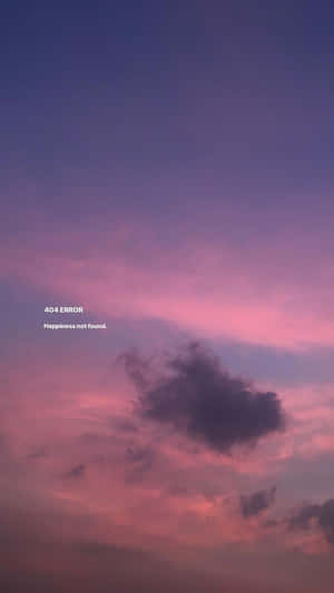 Sad Aesthetic Tumblr Sunset Sky Wallpaper
