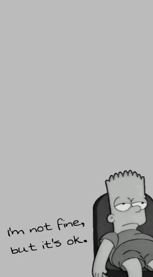 Sad Bart Simpson