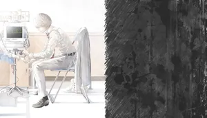 Sad Boi Inside Hospital Wallpaper