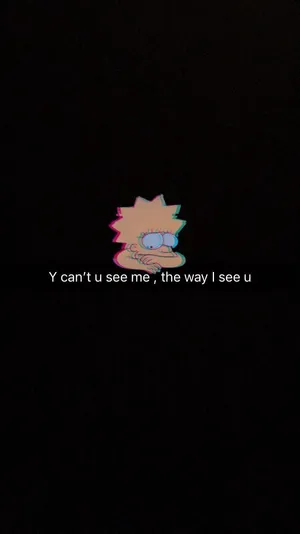 Sad Depressing Lisa Simpson Wallpaper