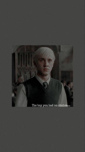 Sad Draco Malfoy Aesthetic Wallpaper