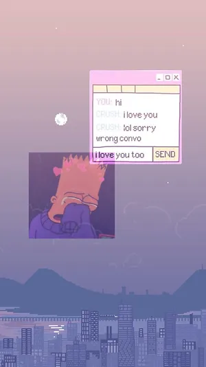 Sad Lisa Simpson Stares Out Into A Seemingly Hopeless Future. Wallpaper