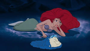 Sad Mermaid Ariel Wallpaper