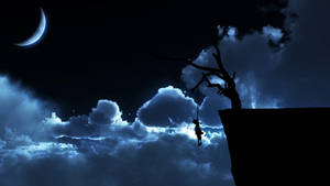 Sad Night Sky Wallpaper
