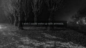 Sad Quotes Amnesia Wallpaper