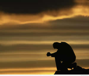 Sad Romance Kneeling Wallpaper