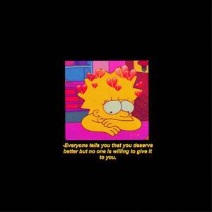 Sad Simpsons Sad Lisa Quote Wallpaper