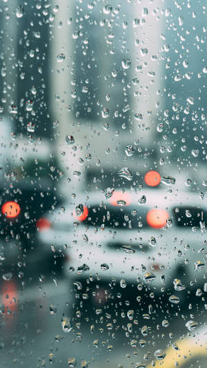 Sad Wet Car Window Wallpaper