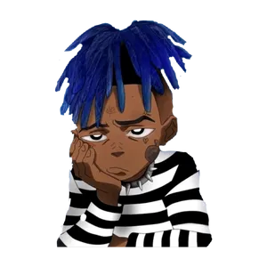 Sad Xxxtentacion Cartoon Wallpaper