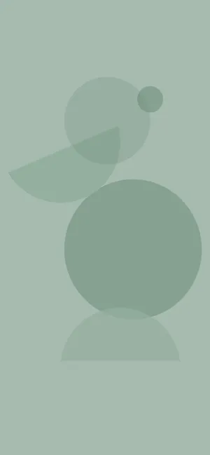 Sage Aesthetic Circle And Semicircle Wallpaper