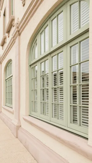 Sage Green Aesthetic Window Wallpaper