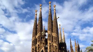 Sagrada Familia Tall Spires Wallpaper