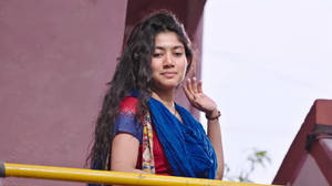 Sai Pallavi On A Terrace Wallpaper