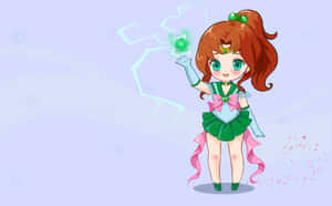 Sailor Jupiter Is Here To Protect Us Wallpaper