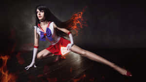Sailor Mars Is Here To Save The Day! Wallpaper